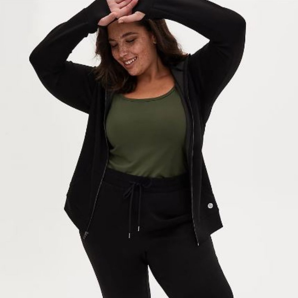 Torrid Active Lurex Cupro Hoodie